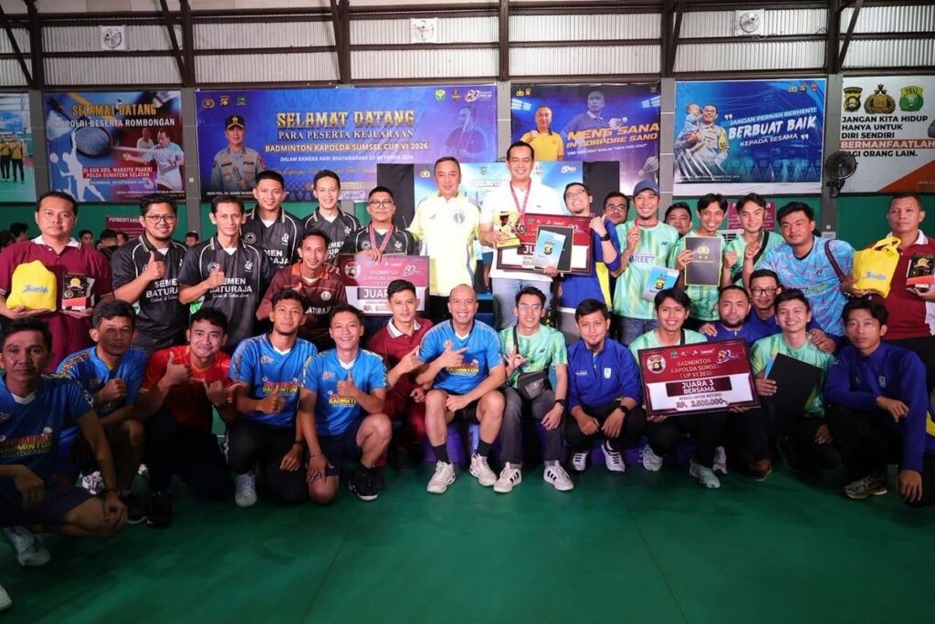 Polda Sumsel Gelar Kejuaraan Badminton Kapolda Cup VI 2026