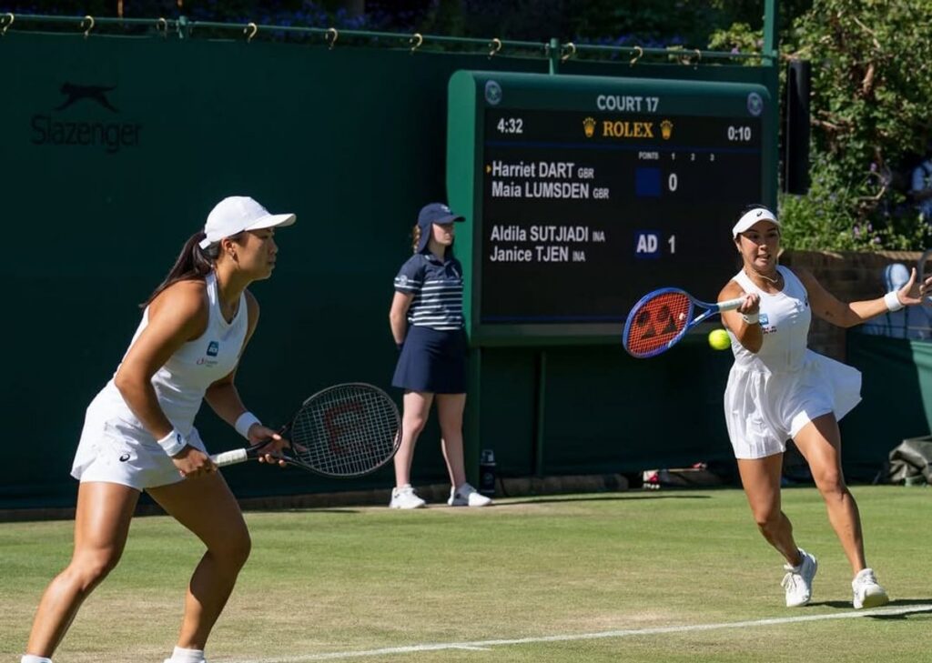 Aldila Sutjiadi Lolos ke Babak Kedua Wimbledon 2026