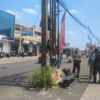 Teknisi Internet Tersengat Listrik Saat Pasang Kabel di Sukaraja