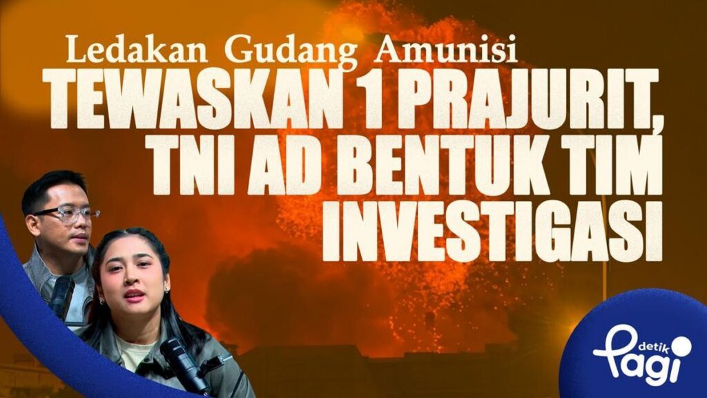 Gudang Amunisi TNI AD Meledak di Madiun