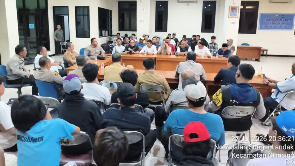 Polsek Cilincing dan Warga Perkuat Pengamanan Pasca Tawuran