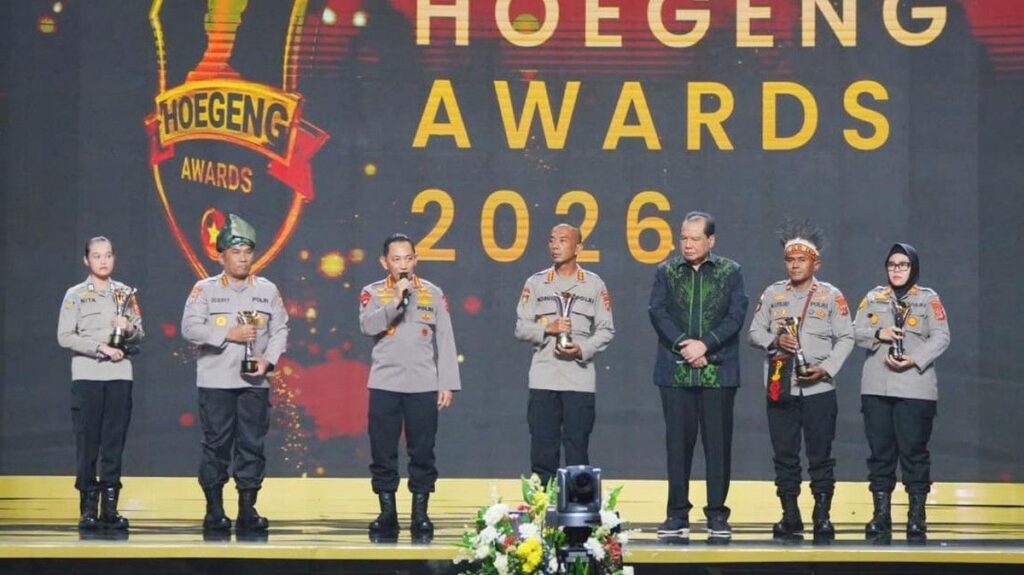 Kapolri Buka Malam Puncak Anugerah Hoegeng Awards 2026 di Jakarta