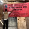 Suku Dinas CKTRP Segel Kembali Bangunan Melanggar Izin di Gambir