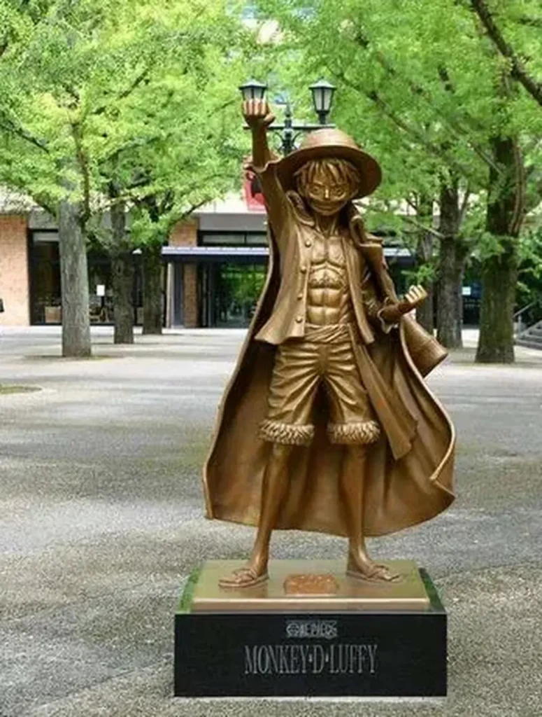 Gempa Magnitudo 7,1 Guncang Kumamoto, Patung Luffy Tetap Utuh