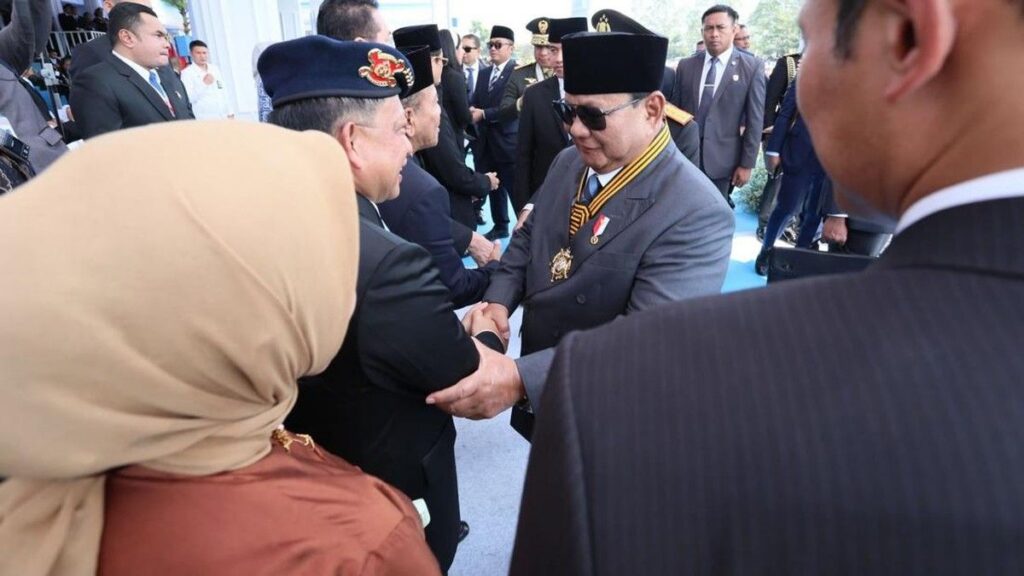 Presiden Prabowo Subianto Pimpin Upacara Hari Bhayangkara ke-80 di Cikeas