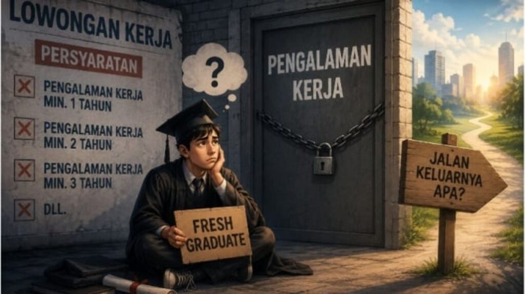 Lulusan Baru Hadapi Hambatan Syarat Pengalaman Kerja di Indonesia