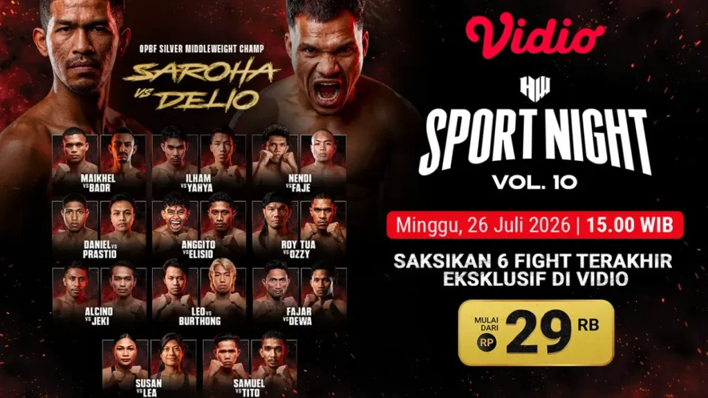 Vidio Siarkan HW Sport Night Vol 10 di Bali pada 26 Juli 2026