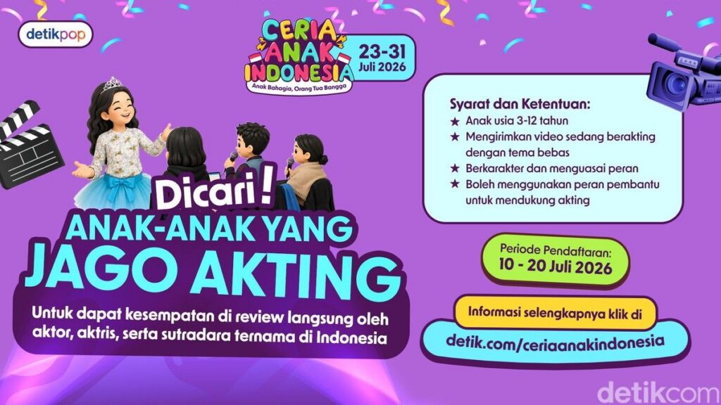 Ceria Anak Indonesia Gelar Ajang Cilik-Cilik Jago Akting