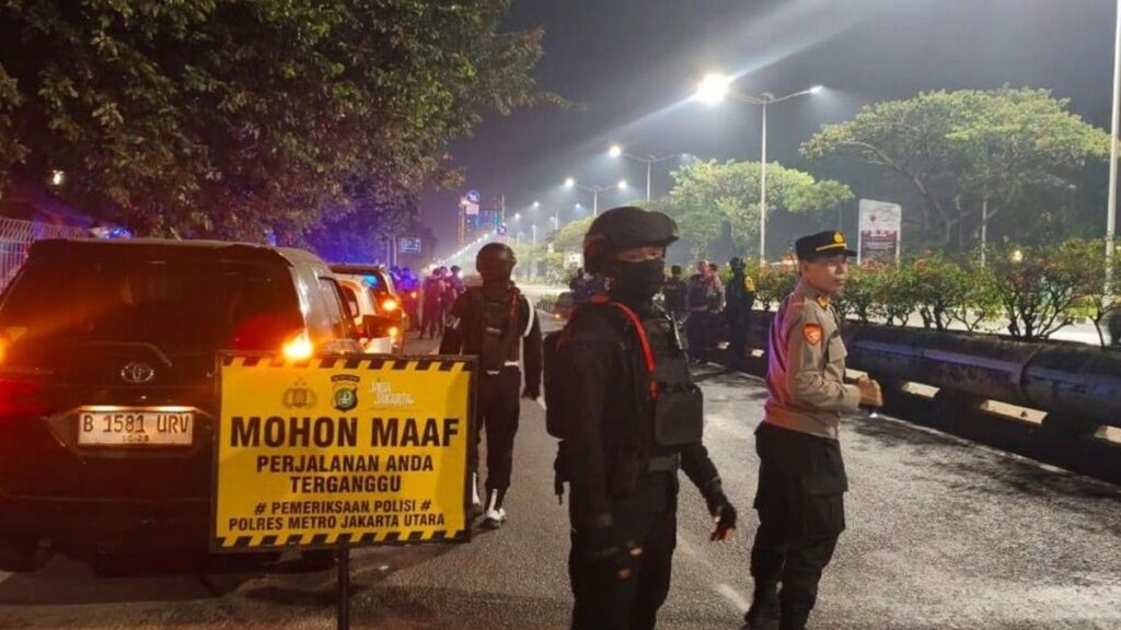Brimob Polda Metro Jaya Tangkap Enam Pemuda di Jakarta Utara