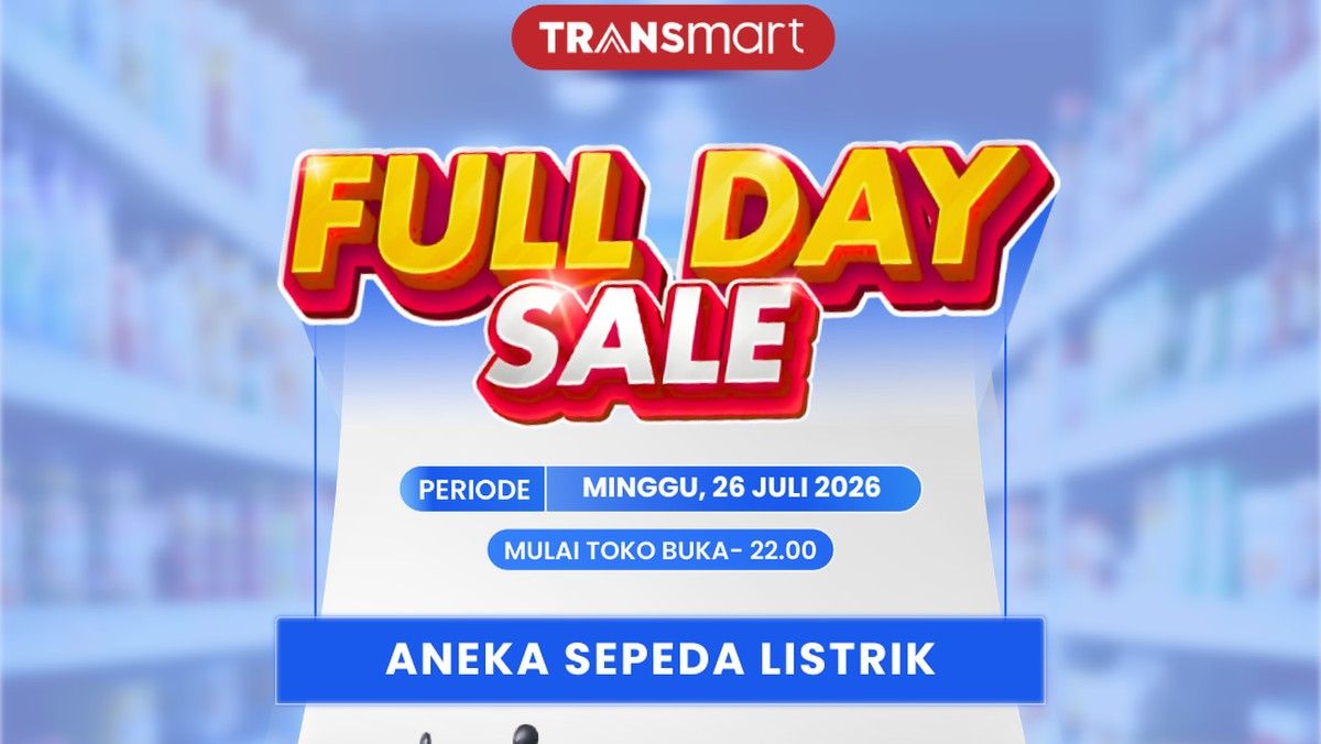 Transmart Gelar Full Day Sale dengan Diskon Besar pada Sepeda Listrik