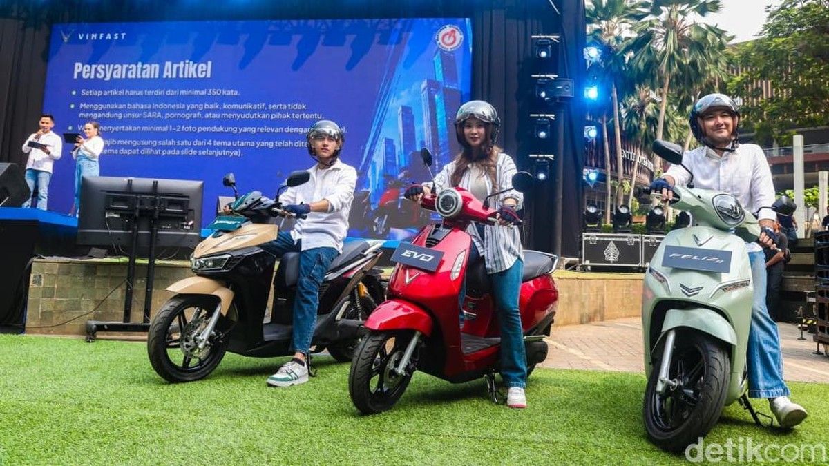 VinFast Luncurkan Tiga Motor Listrik Baru di Indonesia