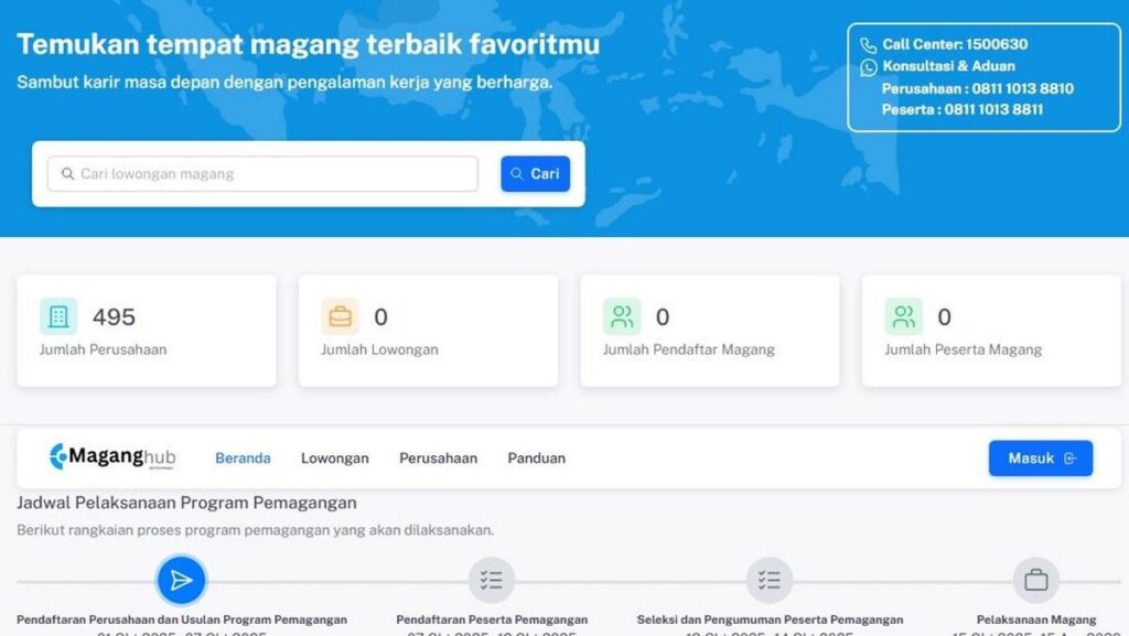 Kemnaker Buka Pendaftaran Magang Nasional 2026 Mulai 15 Juli