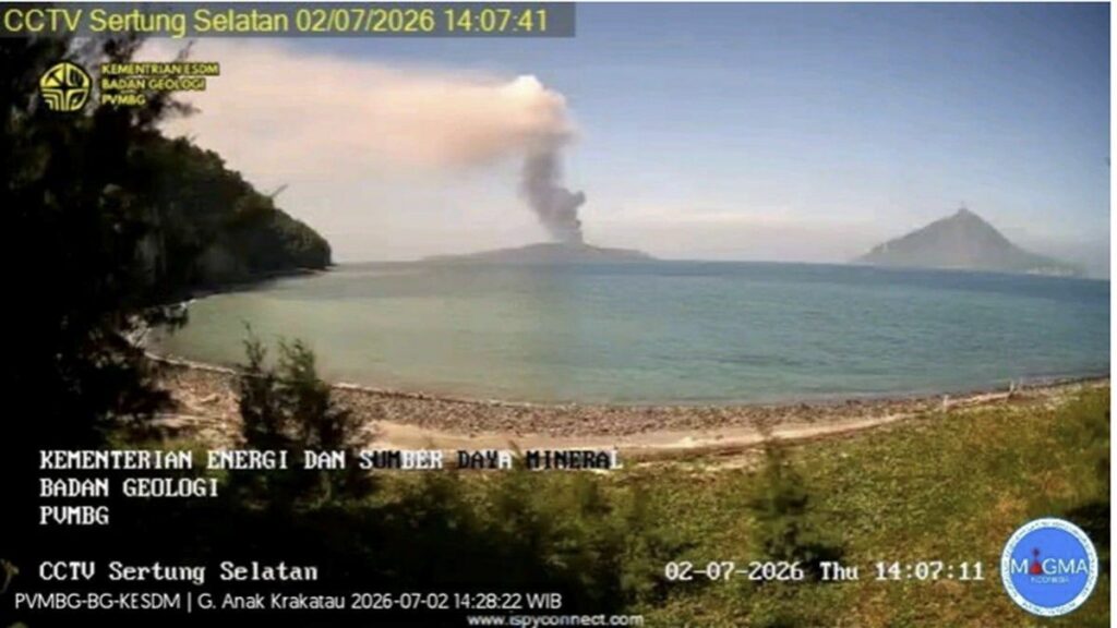 Badan Geologi Nyatakan Video Letusan Anak Krakatau Hoaks