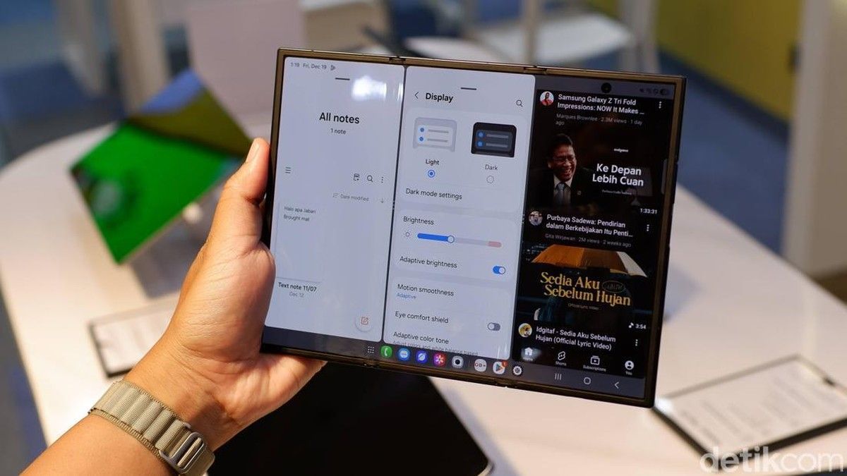 Samsung Mulai Kembangkan Perangkat Layar Lipat Galaxy Z TriFold 2