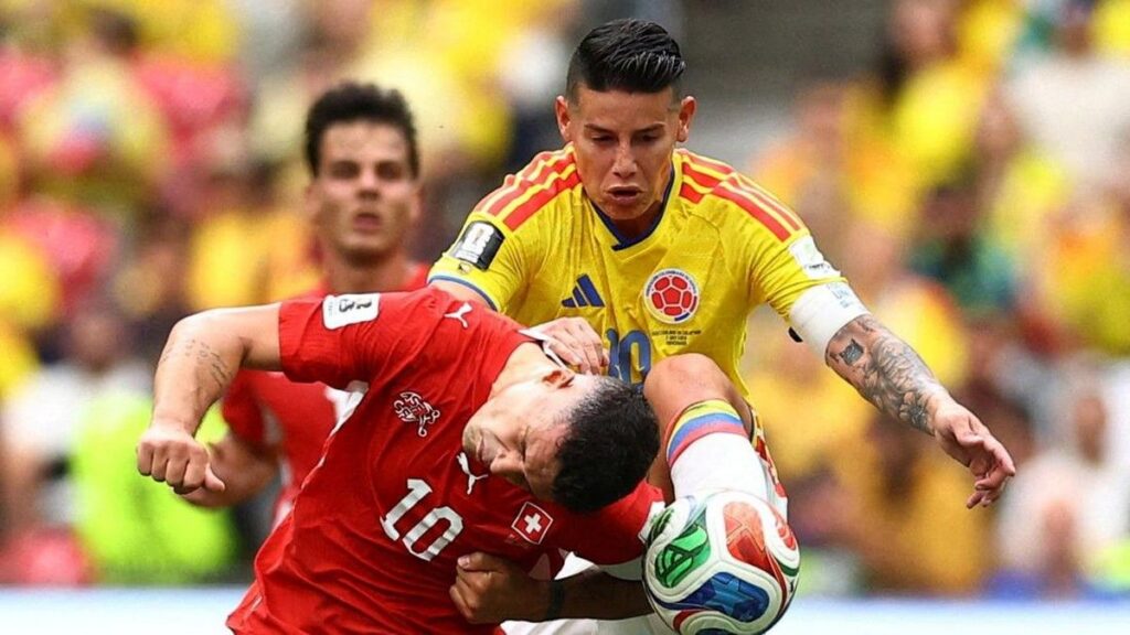 Swiss Tahan Imbang Kolombia Tanpa Gol di Babak Pertama