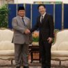 Prabowo Subianto Temui Lawrence Wong di Jakarta Bahas Kerja Sama