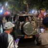 Mobil Dinas TNI Terbakar di Kawasan Senen Jakarta Pusat