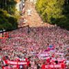 Warga dan Kerajaan Sambut Kepulangan Timnas Norwegia di Oslo