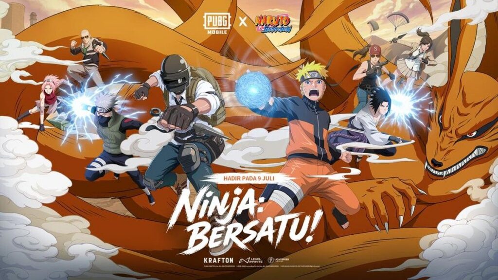 Tencent Games Luncurkan Kolaborasi PUBG Mobile Bersama Naruto Shippuden