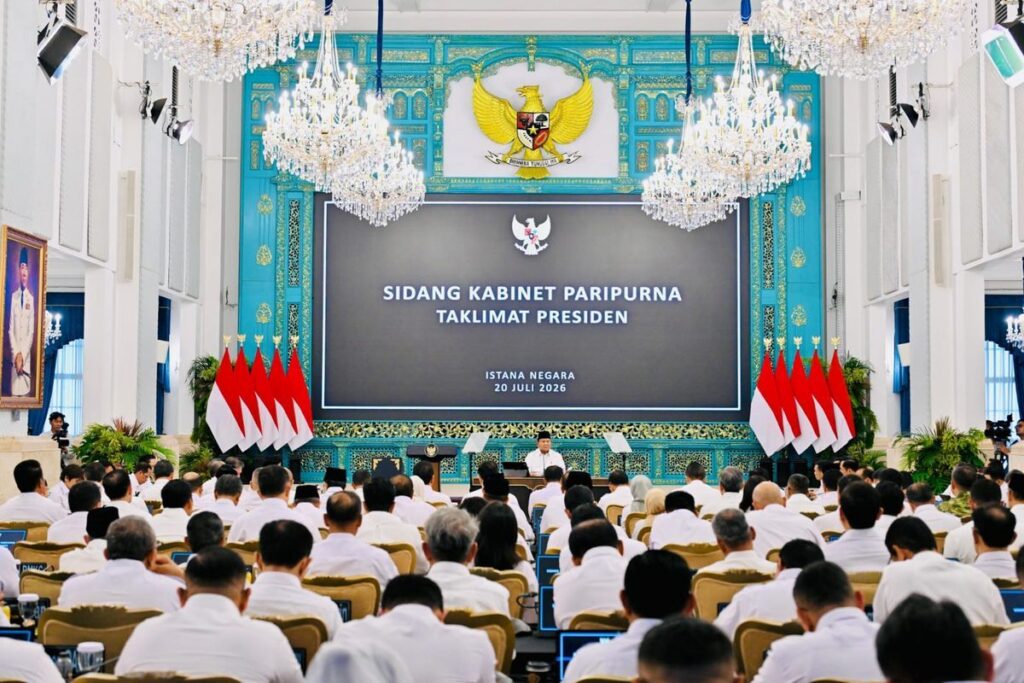 Pemerintah Jelaskan Tata Letak Duduk Prabowo dan Gibran Saat Sidang Kabinet
