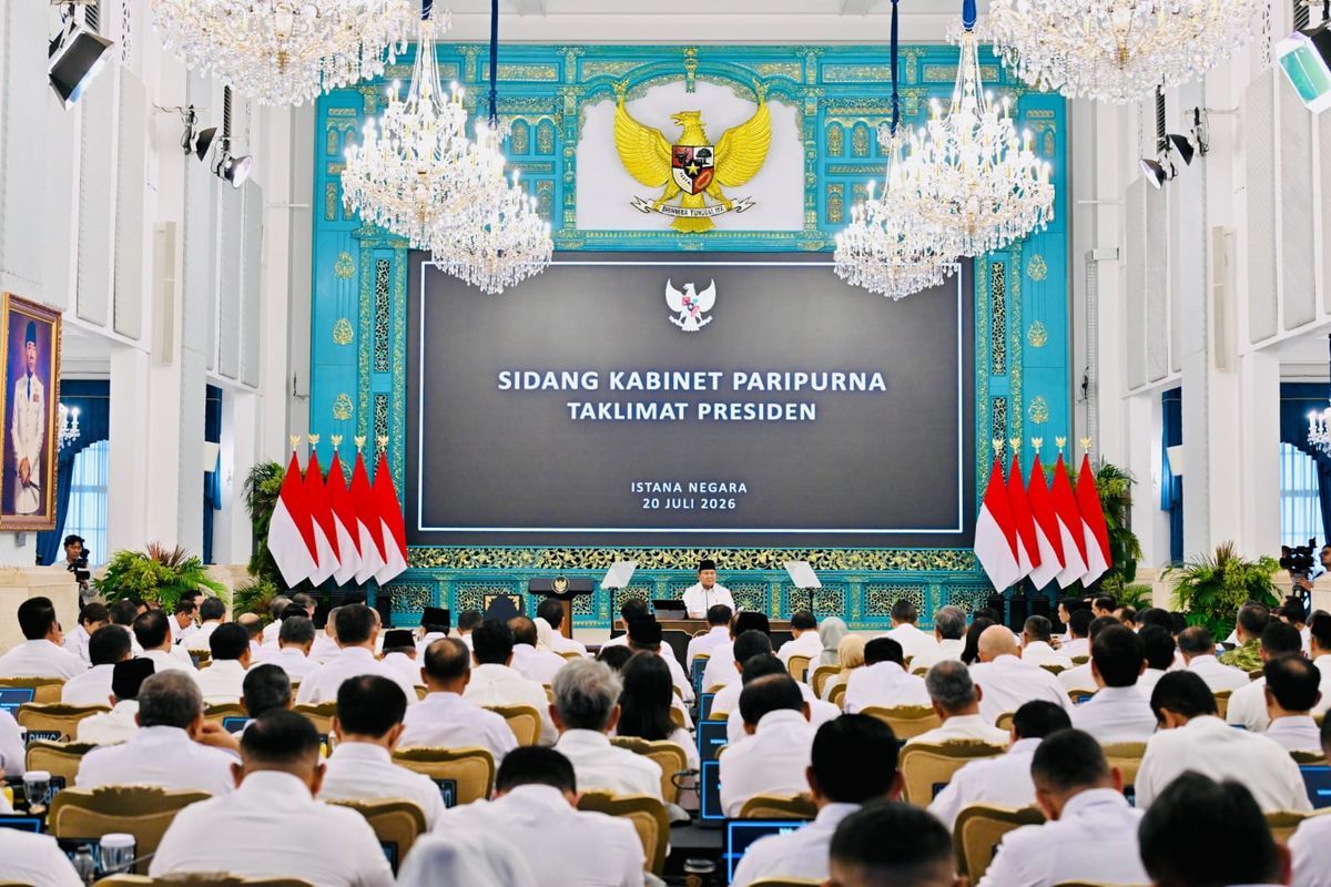 Pemerintah Jelaskan Tata Letak Duduk Prabowo dan Gibran Saat Sidang Kabinet