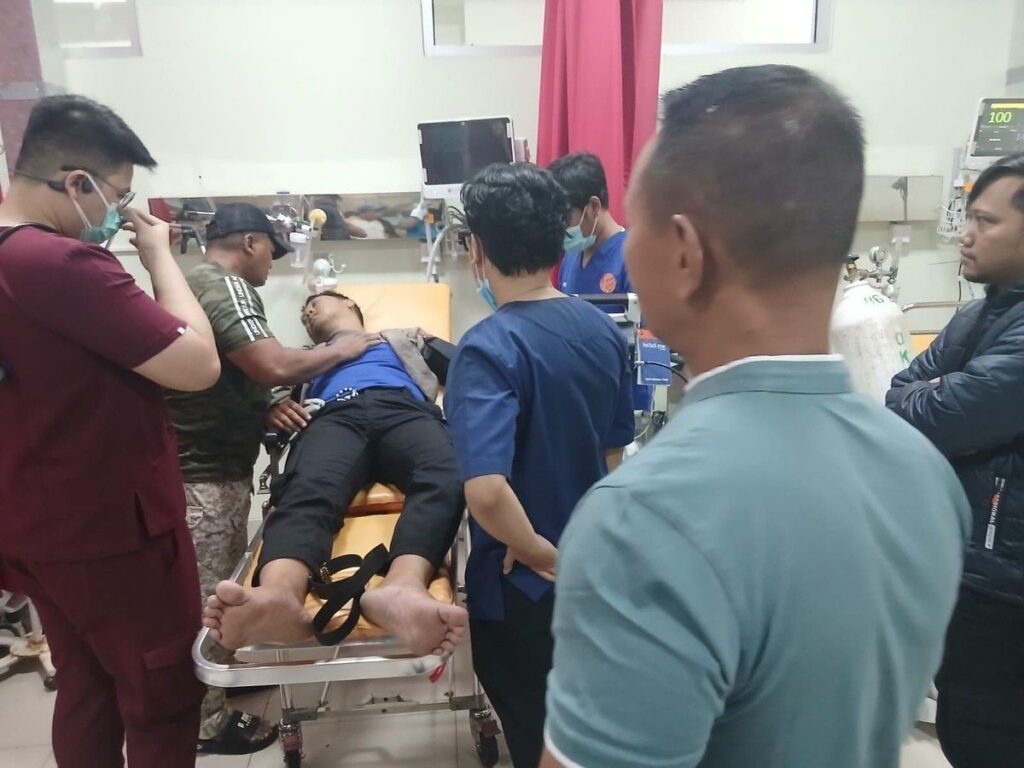 Polisi Terluka Saat Evakuasi Terduga Maling Motor di Bogor