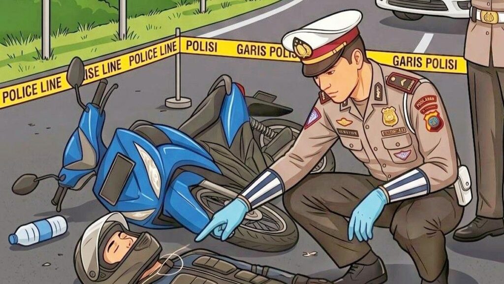 Tabrakan Sepeda Motor di Kota Bogor Tiga Orang Jadi Korban