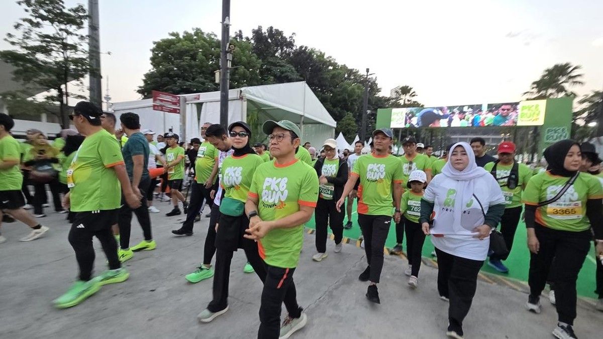 Muhaimin Iskandar Membuka Gelaran Lari PKB Run di GBK Jakarta