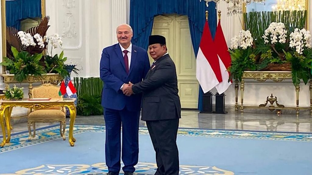 Prabowo Subianto Minta Aleksandr Lukashenko Menginap di Istana Negara