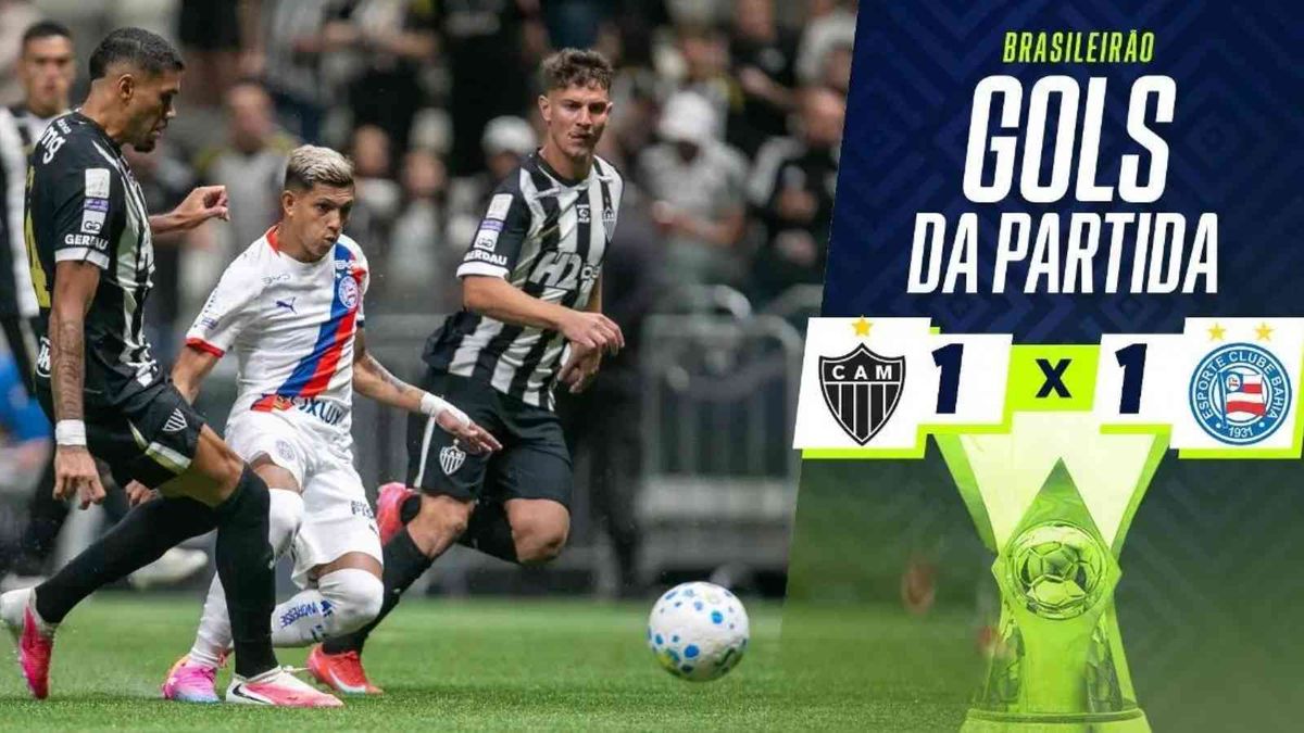 Atletico Mineiro Ditahan Imbang Bahia 1-1 di Arena MRV