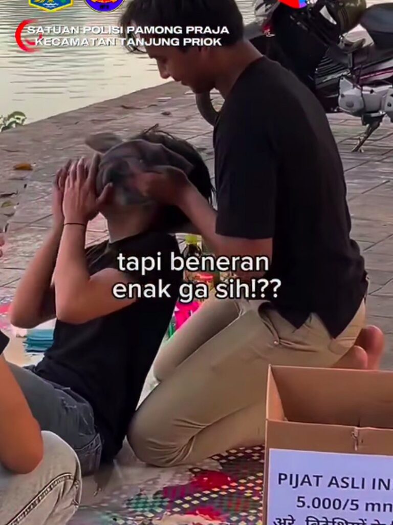Satpol PP Pastikan Video Jasa Pijat Danau Sunter Hanya Konten