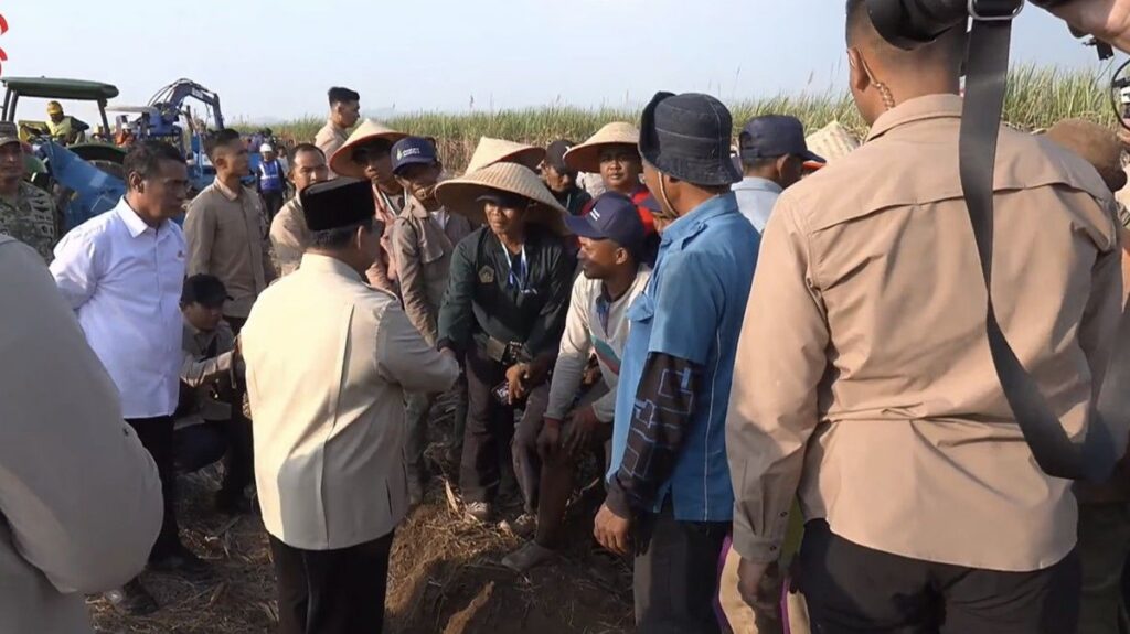 Presiden Prabowo Subianto Resmikan Panen Raya Serentak di Malang