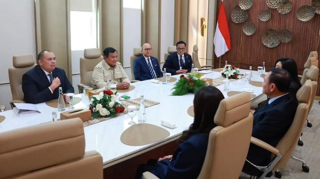 Presiden Prabowo Subianto Temui Tiga Mantan PM Thailand di Jakarta