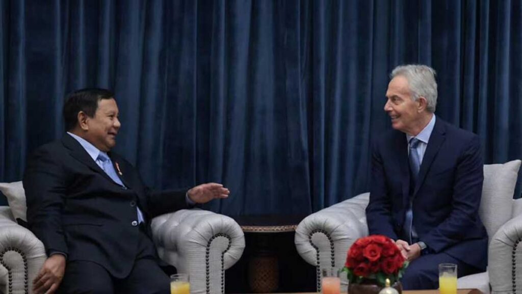 Prabowo Subianto Temui Tony Blair di Kertanegara