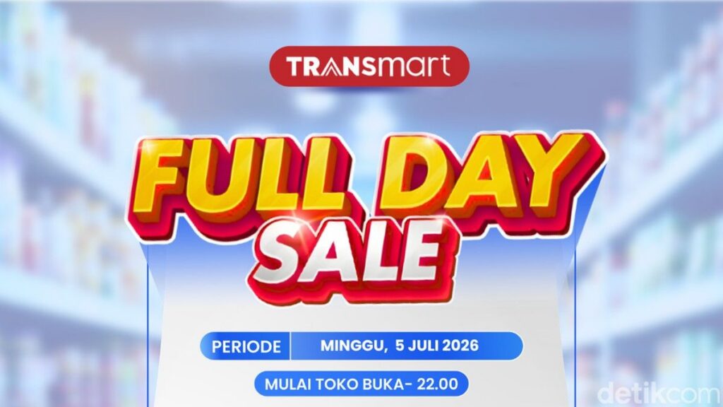 Transmart Full Day Sale 12 Juli 2026 Beri Diskon Jumbo AC Sharp 1 PK