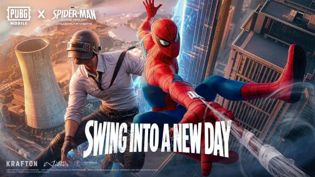 PUBG Mobile Hadirkan Kolaborasi Spider-Man: Brand New Day