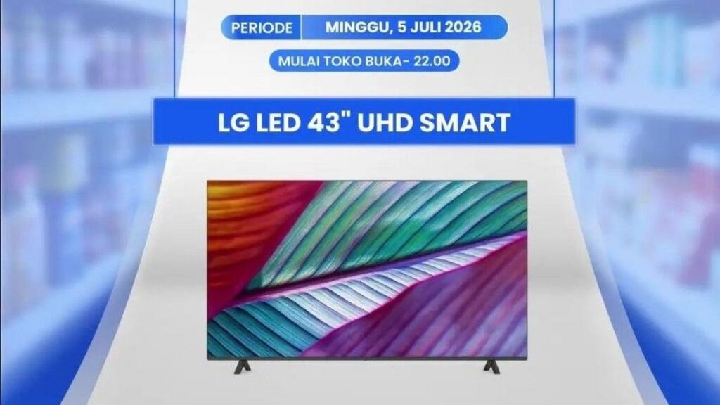 Transmart Gelar Full Day Sale 5 Juli 2026 Berikan Diskon Besar Smart TV