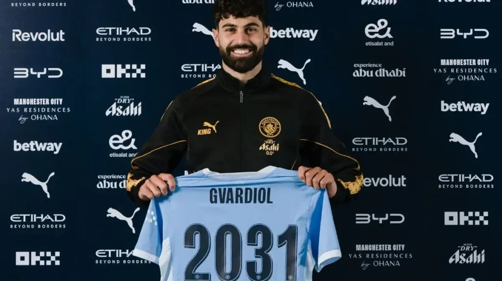 Gvardiol Perpanjang Kontrak di Man City Saat Rodri Operasi Punggung