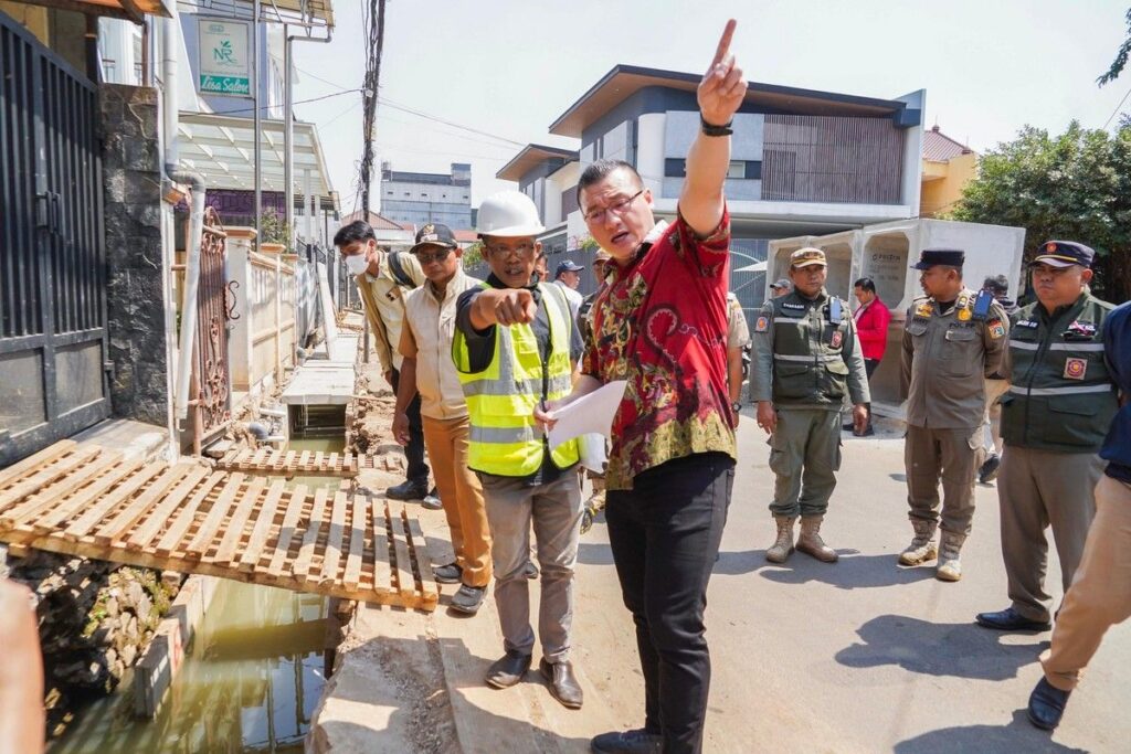 DPRD DKI Tinjau Progres Pembangunan Saluran Air Kebon Jeruk
