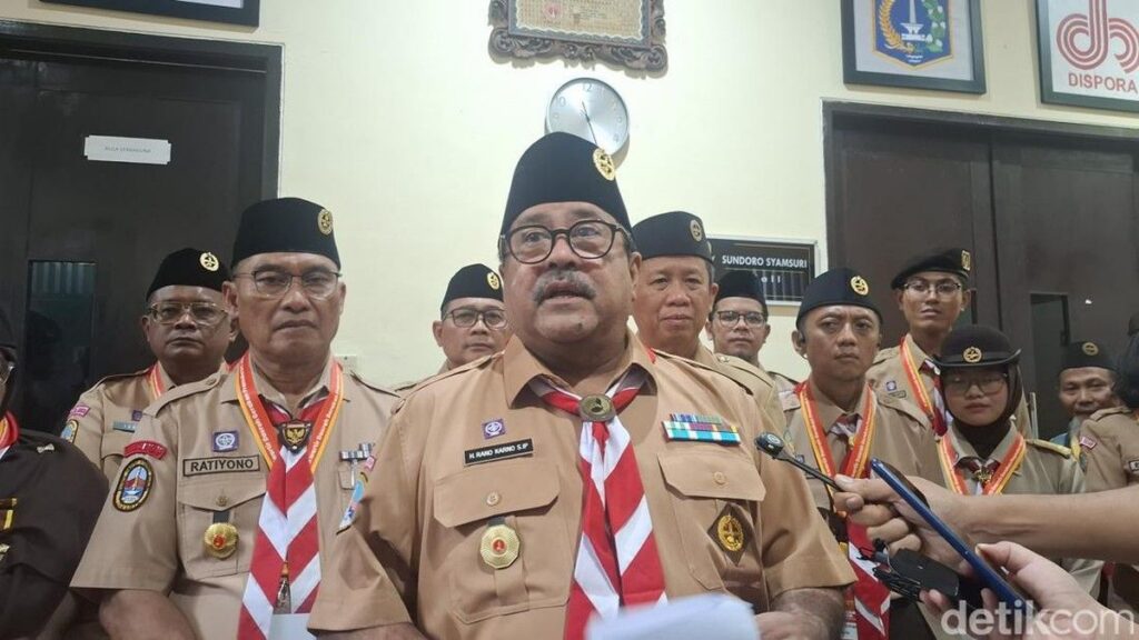 Rano Karno Resmi Pimpin Kwarda Pramuka DKI Jakarta 2024-2029