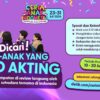 Cara Daftar Audisi Cilik-Cilik Jago Akting Ceria Anak Indonesia