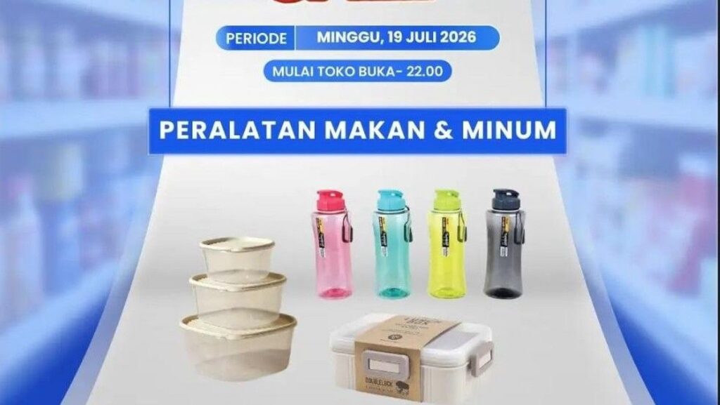 Transmart Gelar Full Day Sale 19 Juli 2026 Pangkas Harga Peralatan Makan