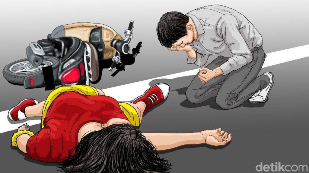 Pengendara Motor Wanita Tewas Terlindas Truk di Cileungsi Bogor