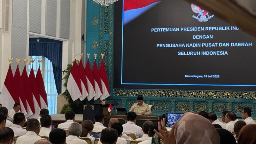 Prabowo Subianto Sampaikan Kelakar ke Pengurus Kadin Indonesia