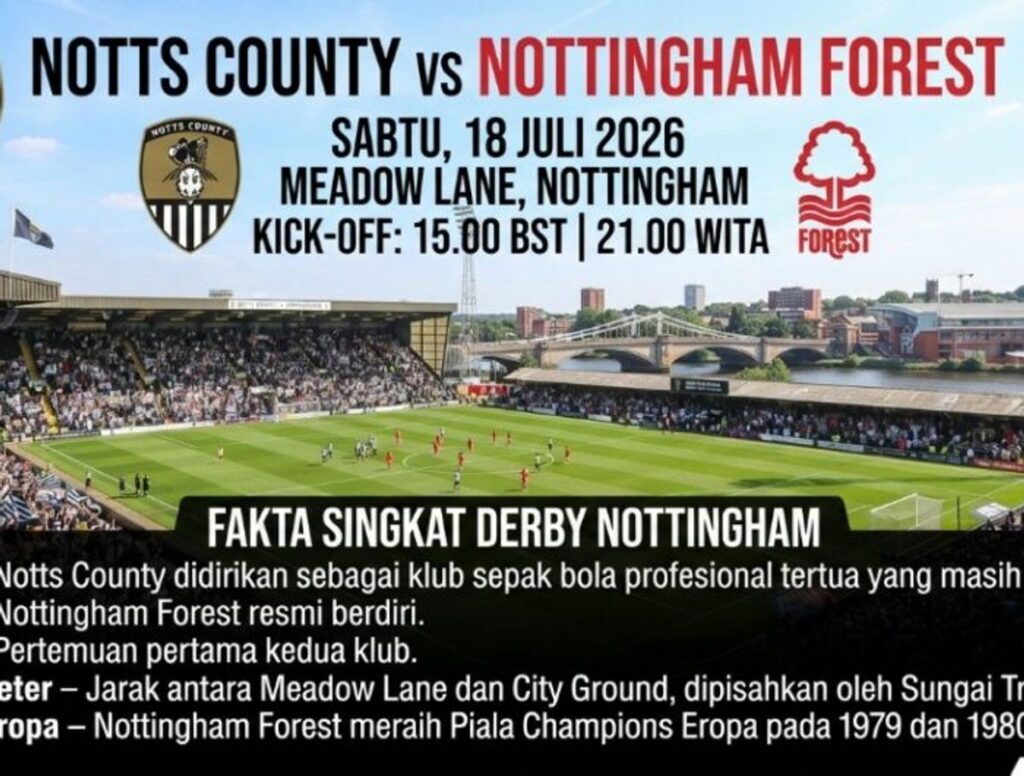 Nottingham Forest Hadapi Notts County dalam Debut Oliver Glasner