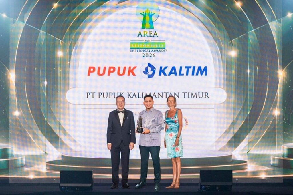 Pupuk Kaltim Raih Penghargaan AREA 2026 Lewat Program Cendawan Juara