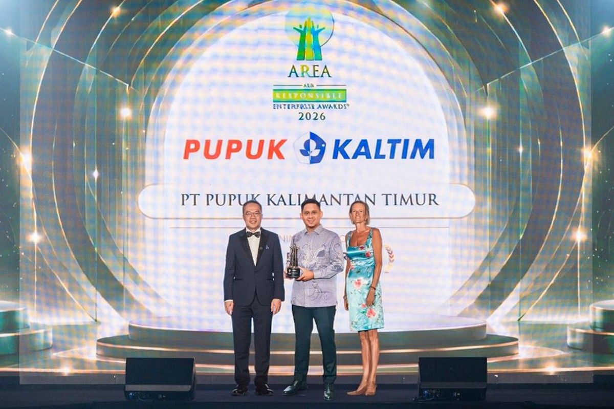 Pupuk Kaltim Raih Penghargaan AREA 2026 Lewat Program Cendawan Juara