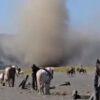 Fenomena Debu Setan Terjang Kawasan Lautan Pasir Bromo