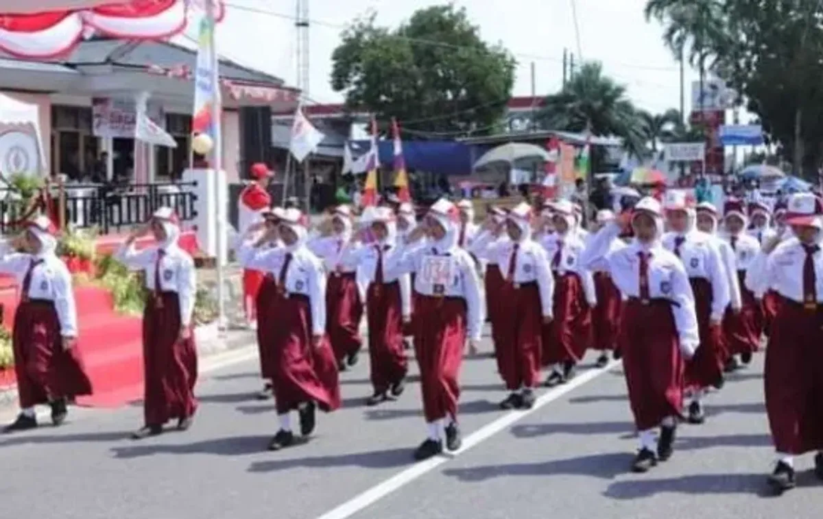 Pemkab Bangka Gelar Pawai Kemerdekaan Tanpa Mobil Hias