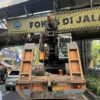 Truk Tabrak JPO Tendean Hingga Nyaris Roboh